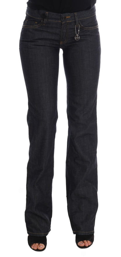 Costume National Chic Dark Blue Straight Fit Jeans