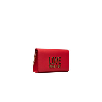 Love Moschino Red Polyethylene Women Crossbody Bag