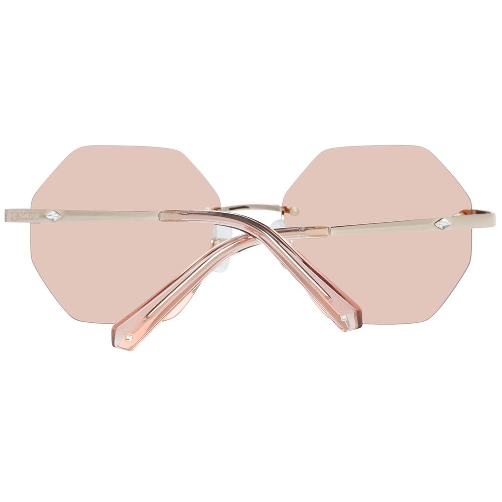 Swarovski Gold Metal Sunglasses