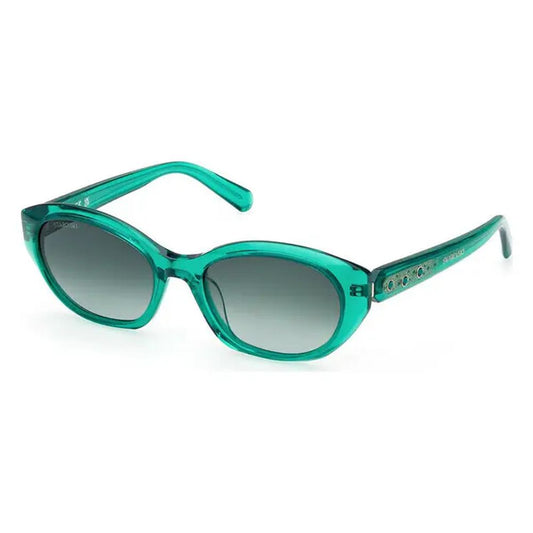 Swarovski Green Plastic Sunglasses