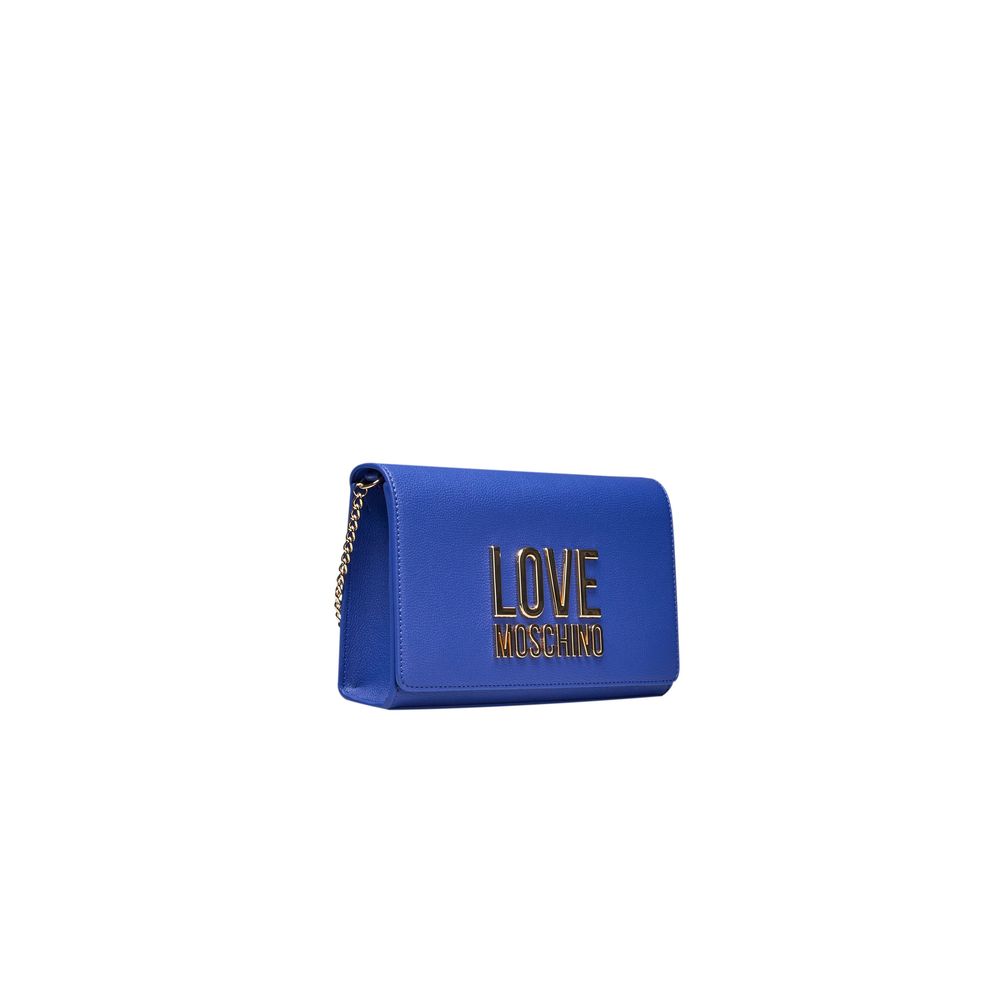 Love Moschino Blue Polyethylene Women Crossbody Bag