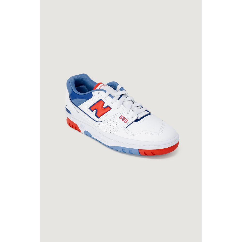 New Balance Blue Synthetic Leather Sneaker