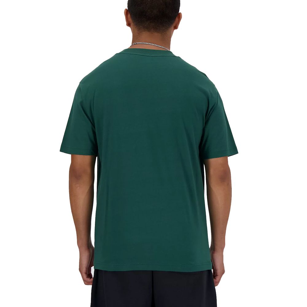 New Balance Green Cotton T-Shirt