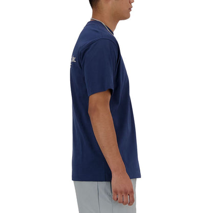 New Balance Blue Cotton T-Shirt