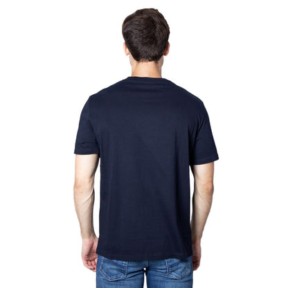 Armani Exchange Blue Cotton T-Shirt