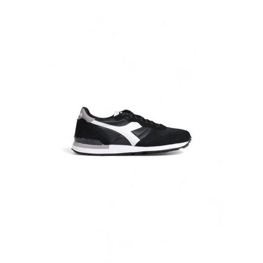 Diadora Black And White Leather Sneaker