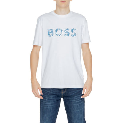 Hugo Boss White Cotton T-Shirt