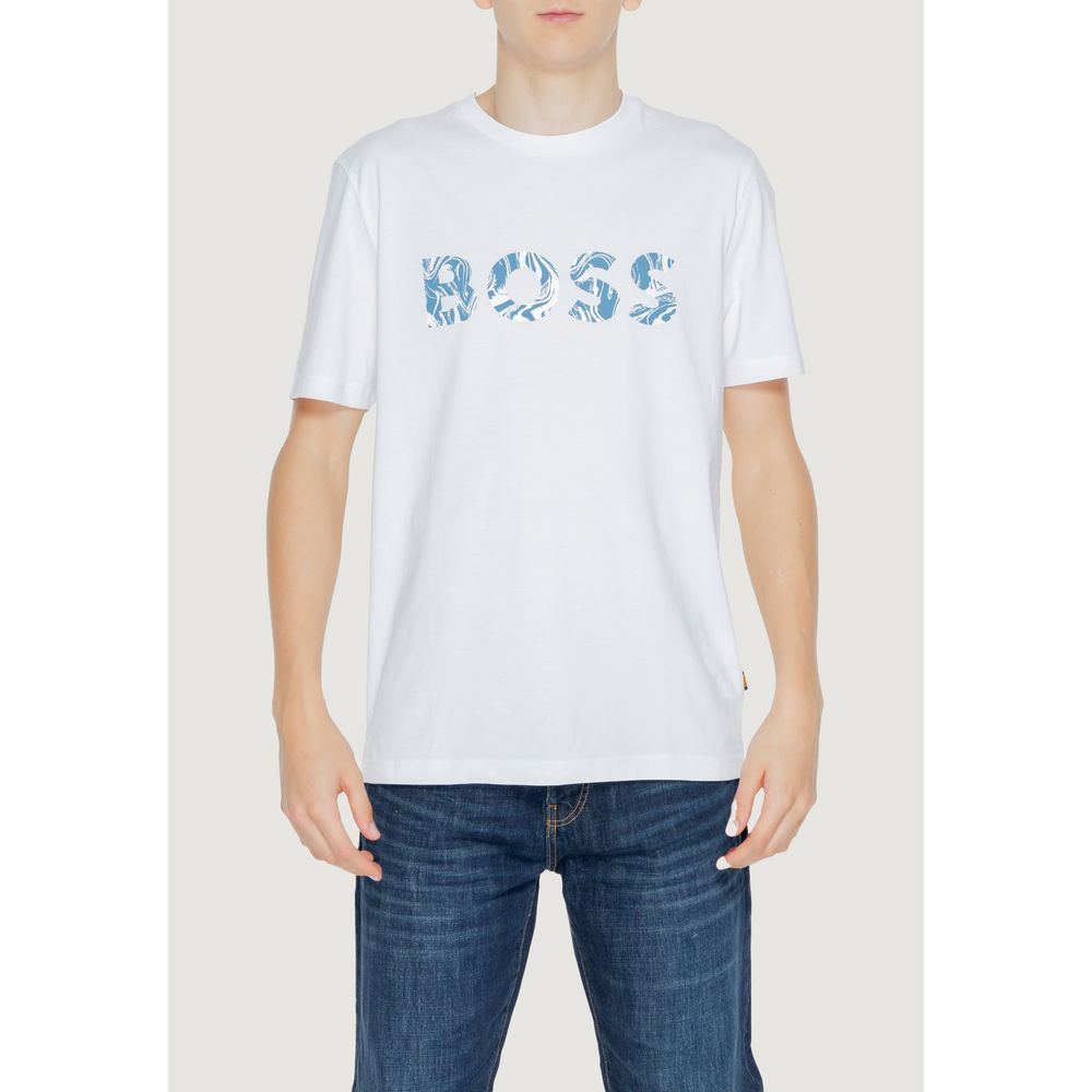 Hugo Boss White Cotton T-Shirt