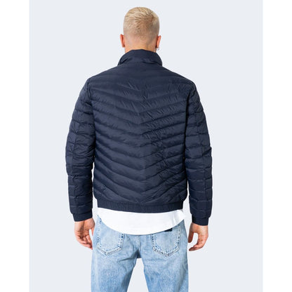 Armani Exchange Blue Polyester Jacket