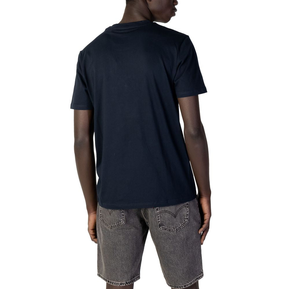 Hugo Boss Blue Cotton T-Shirt