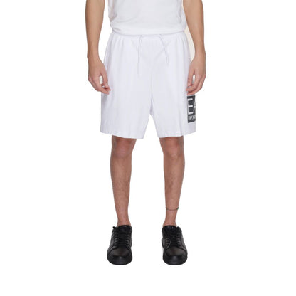 EA7 Emporio Armani White Cotton Short