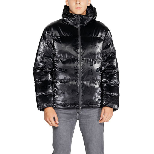 EA7 Emporio Armani Black Polyester Jacket