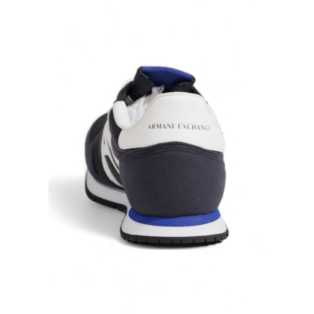 Armani Exchange Blue Polyester Sneaker