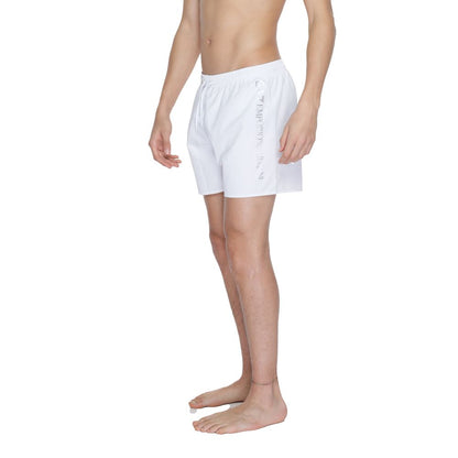 EA7 Emporio Armani White Polyester Swimwear