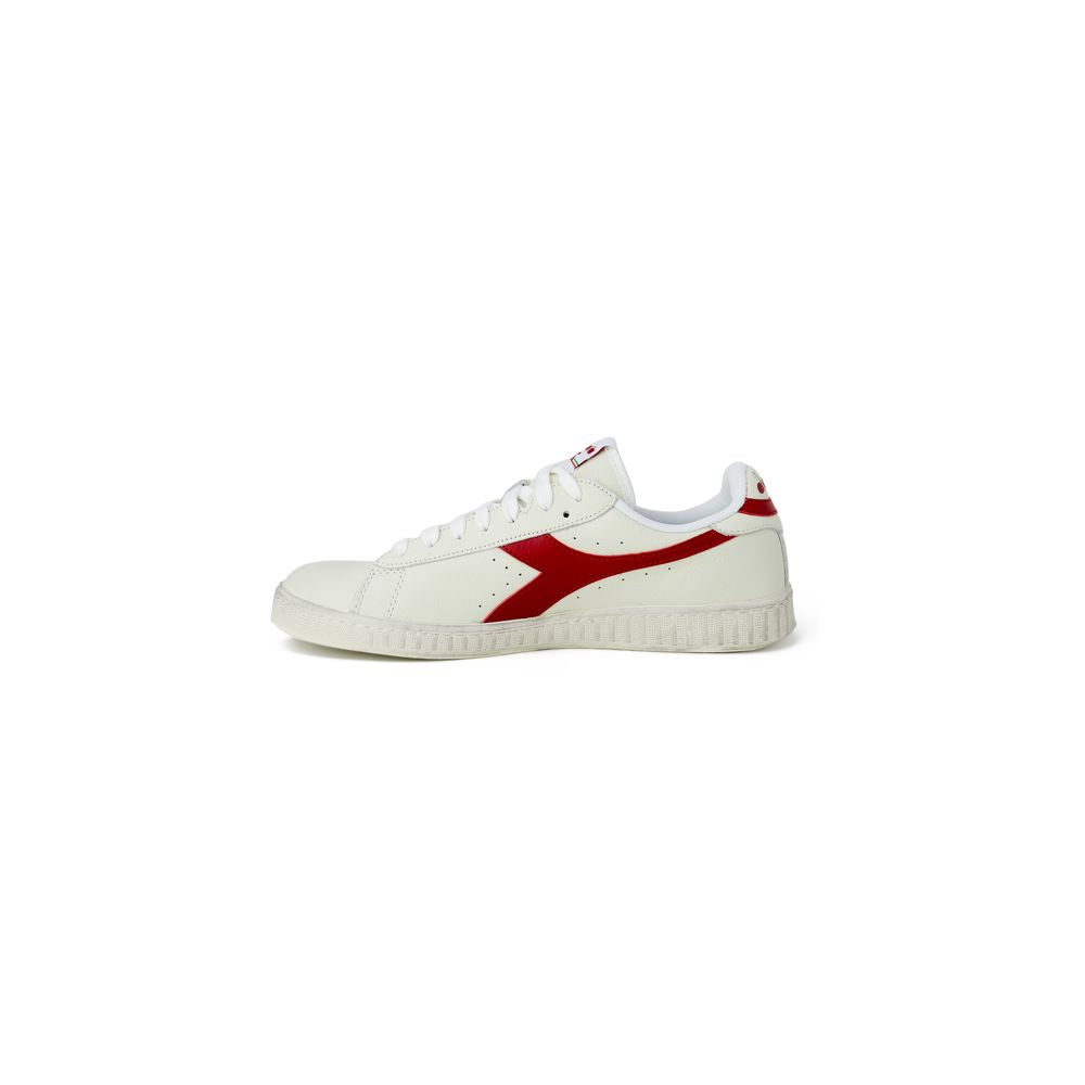 Diadora Red Synthetic Leather Sneaker