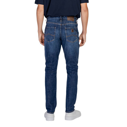 Armani Exchange Blue Cotton Jeans & Pant