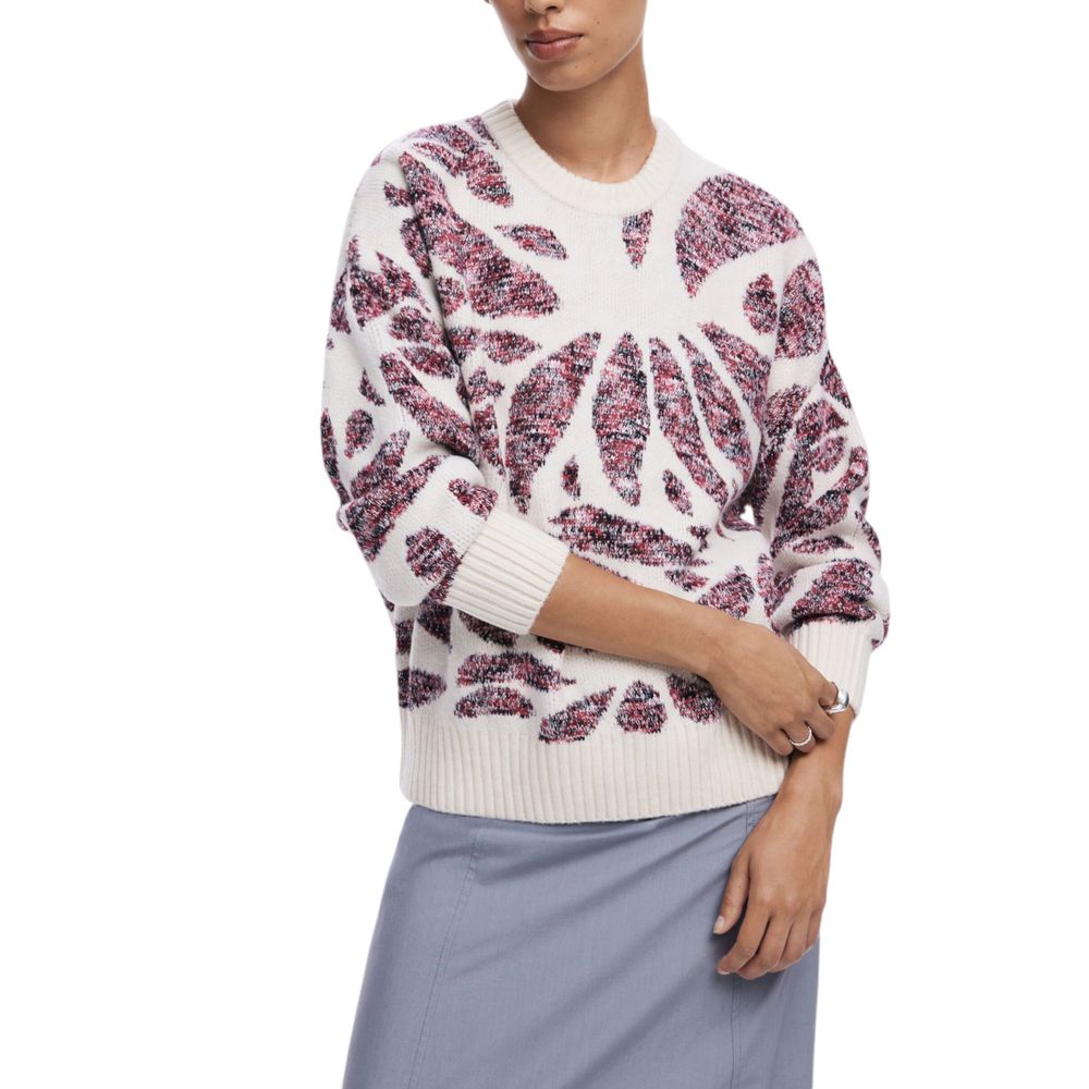 Desigual Bordeaux Polyester Sweater