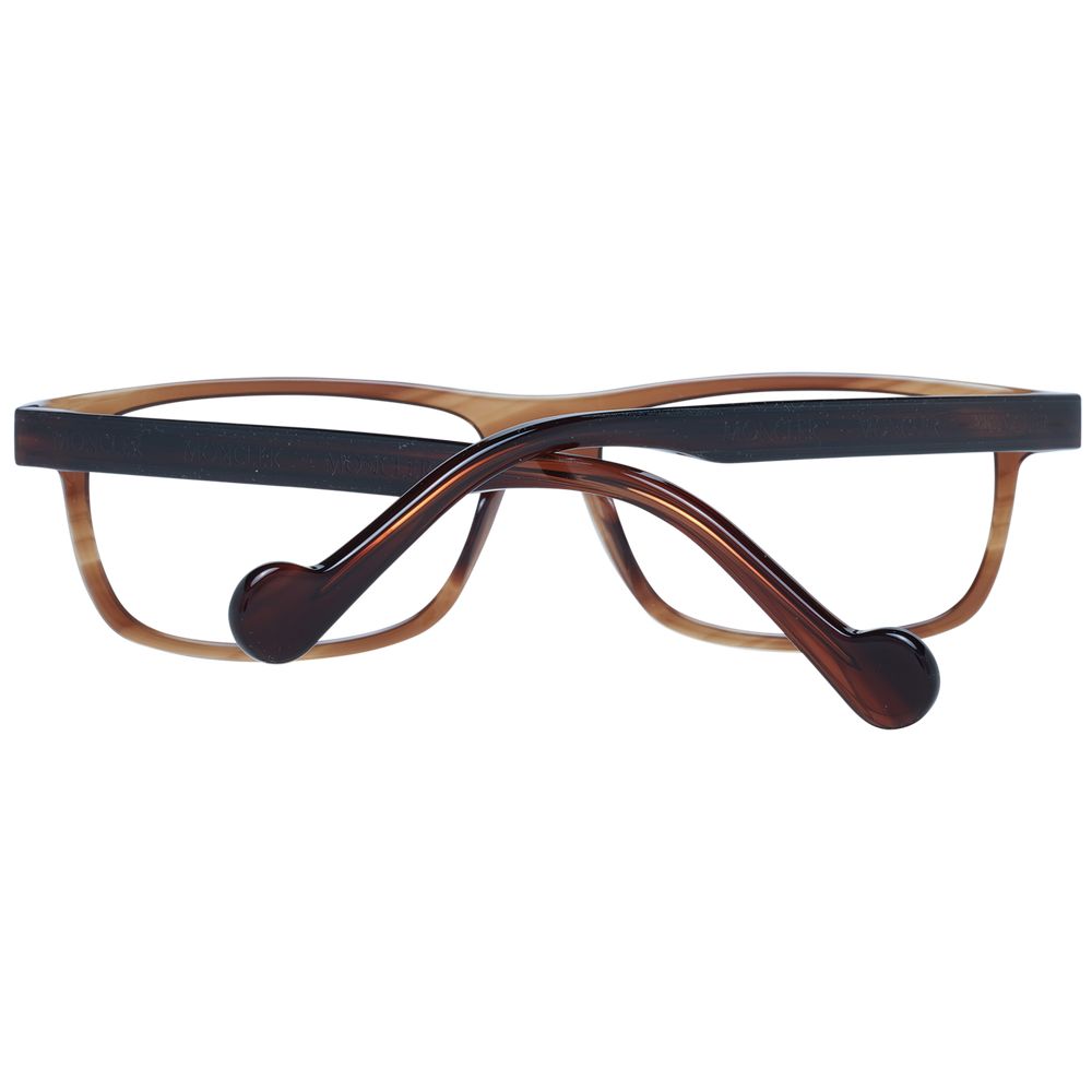 Moncler Brown Men Optical Frames