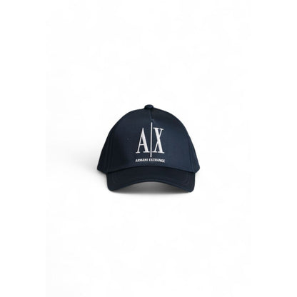 Armani Exchange Blue Cotton Hats & Cap