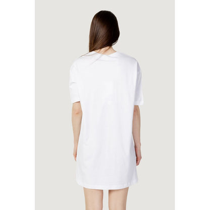 Love Moschino White Cotton Dress