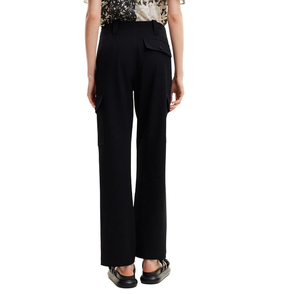 Desigual Black Polyester Jeans & Pant