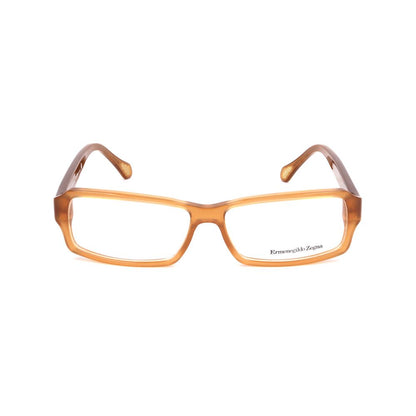 Ermenegildo Zegna Brown Plastic Frames