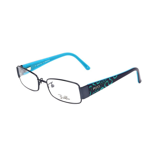 Emilio Pucci Blue Metal Frames