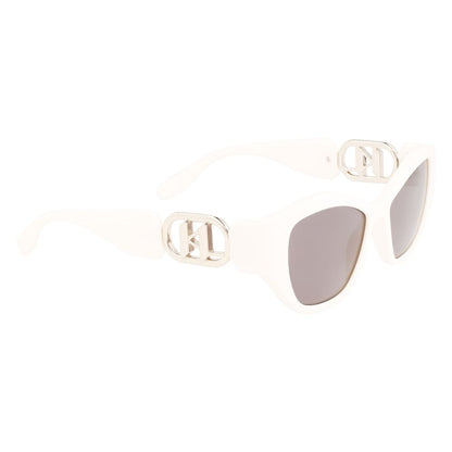 Karl Lagerfeld White Injected Sunglasses