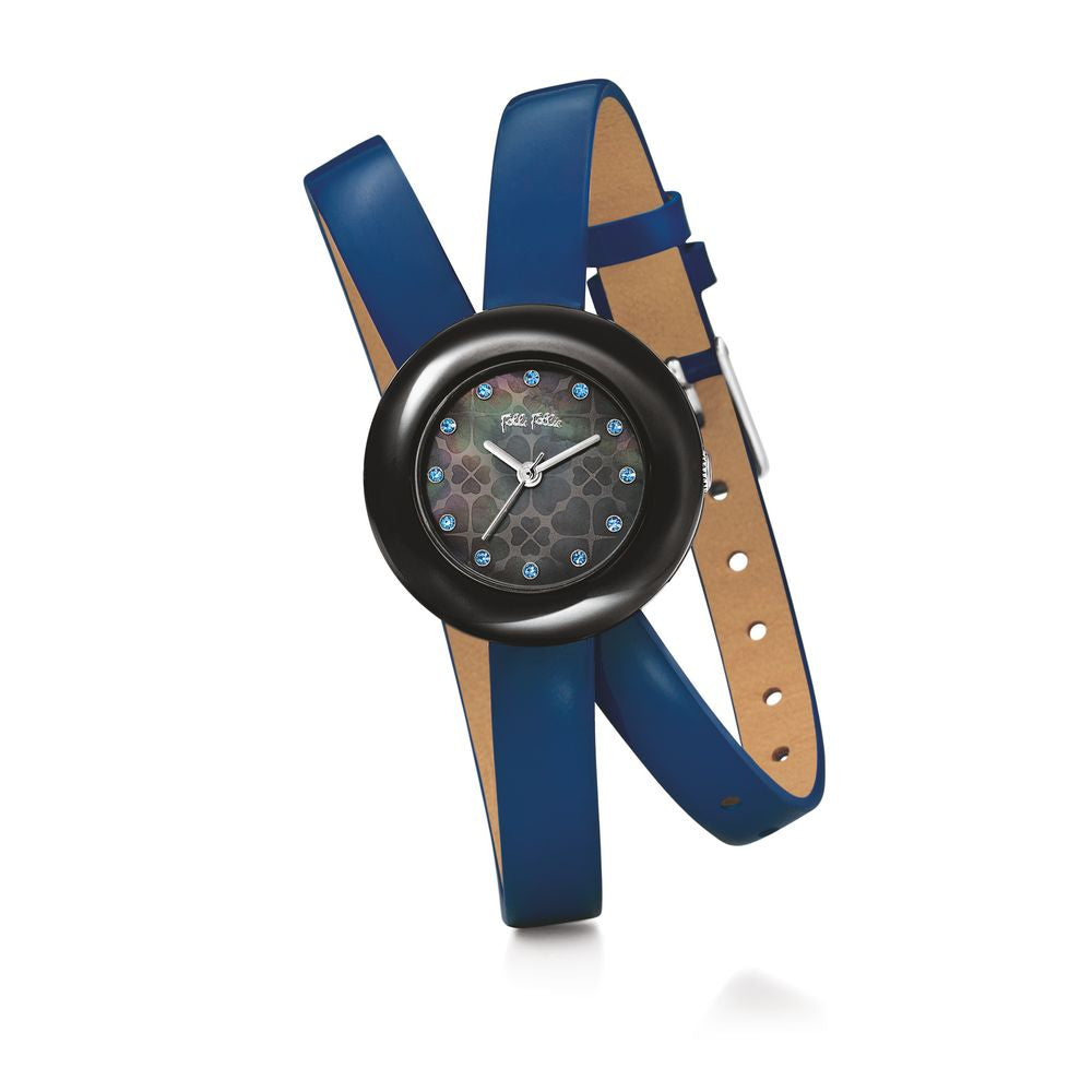 Folli Follie Blue Leather Watch