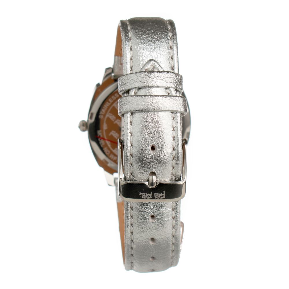 Folli Follie Gray Leather Watch