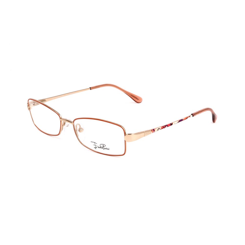 Emilio Pucci Gold Metal Frames