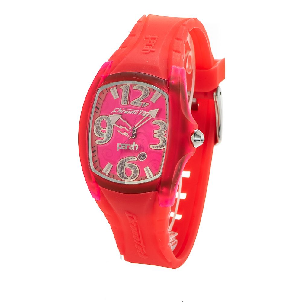 Chronotech Red Rubber Watch