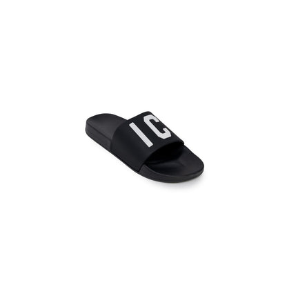 Icon Black Rubber Sandal