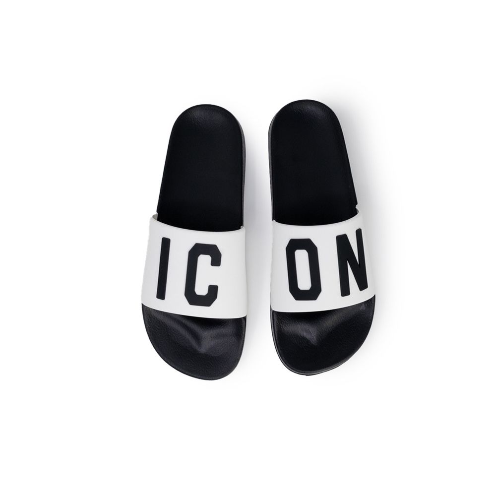 Icon White Rubber Sandal