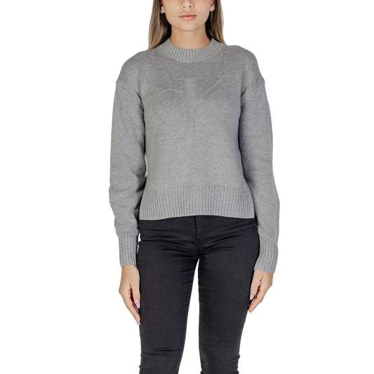 Calvin Klein Jeans Gray Organic Cotton Sweater