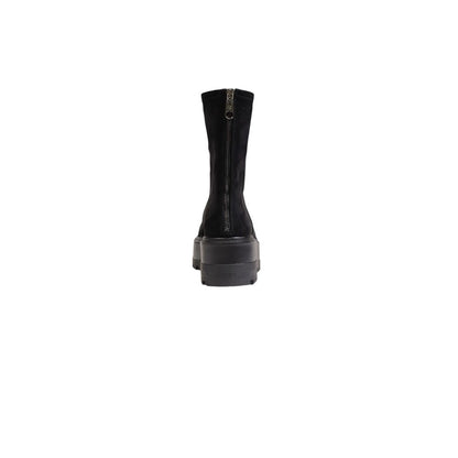 Calvin Klein Black Recycled Polyester Boot