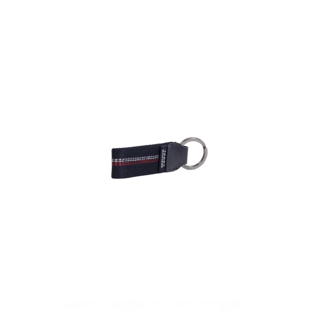 Tommy Hilfiger Blue Leather Keychain