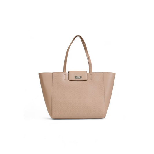 Calvin Klein Beige Recycled Polyester Handbag