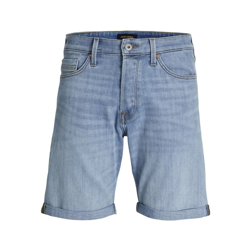 Jack Jones Light Blue Cotton Short