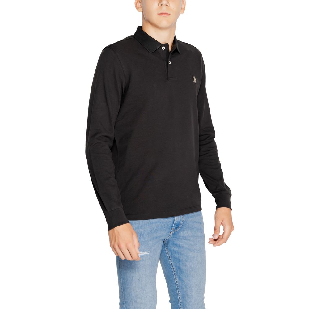 U.S. POLO ASSN. Black Cotton T-Shirt