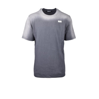 Diesel Gray Cotton T-Shirt