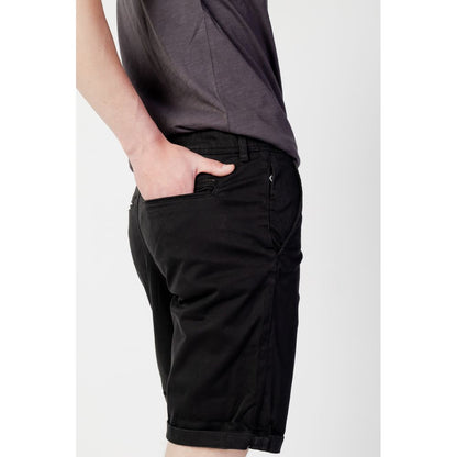 Jack Jones Black Cotton Short