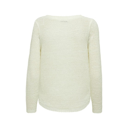 Only White Polyester Sweater