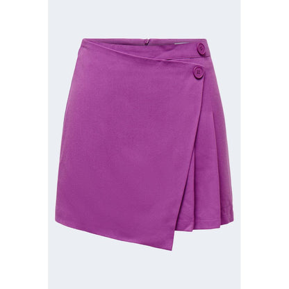 Only Purple Polyester Skirt