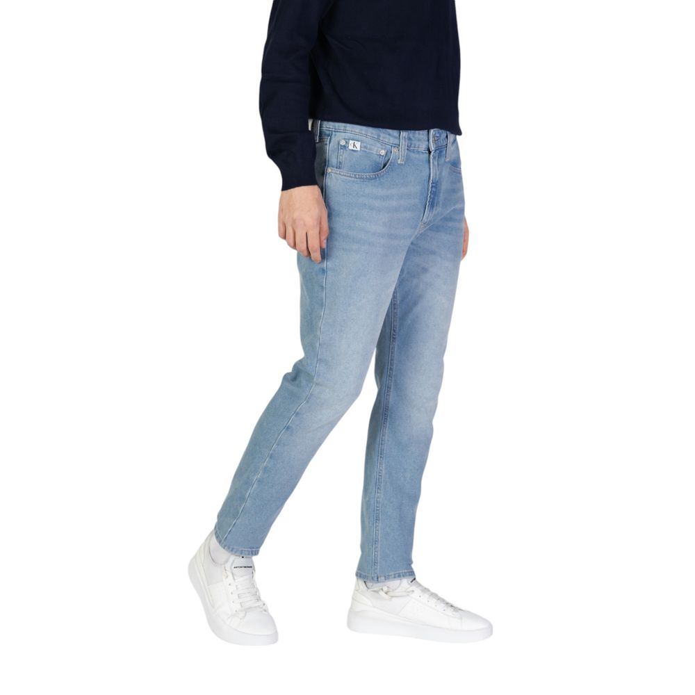 Calvin Klein Jeans Light Blue Cotton Jeans & Pant