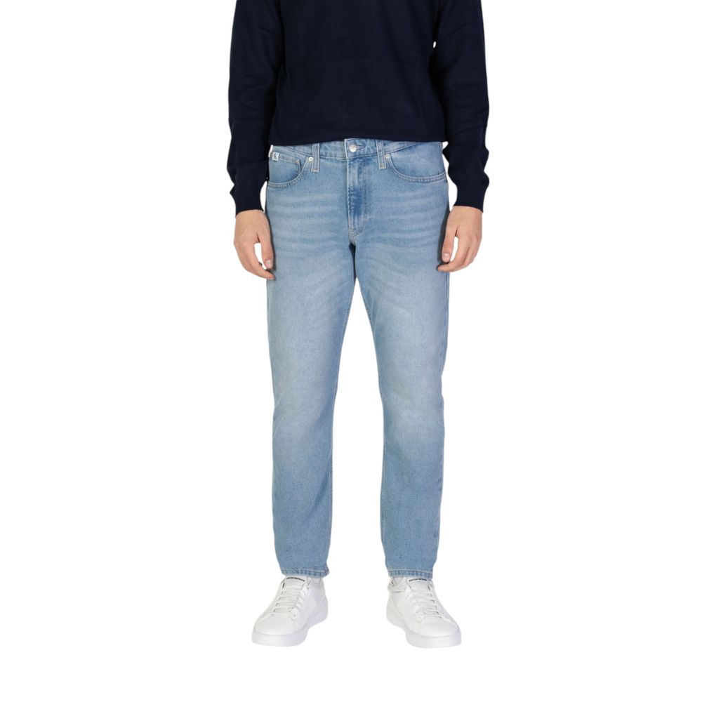 Calvin Klein Jeans Light Blue Cotton Jeans & Pant