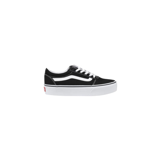 Vans Black And White Fabric Sneaker