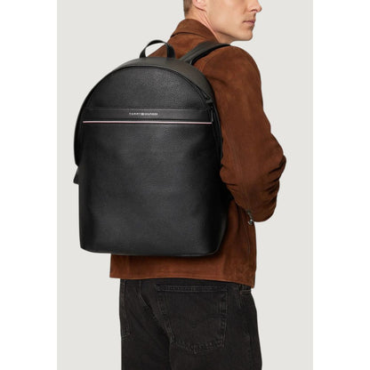 Tommy Hilfiger Black Polyethylene Backpack