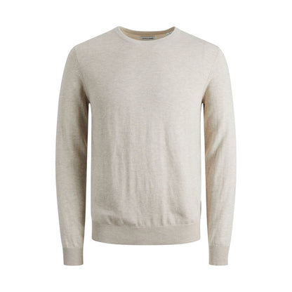 Jack Jones Beige Cotton T-Shirt