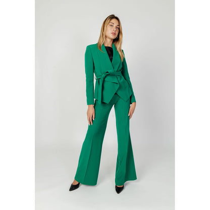 Sandro Ferrone Green Polyester Jeans & Pant